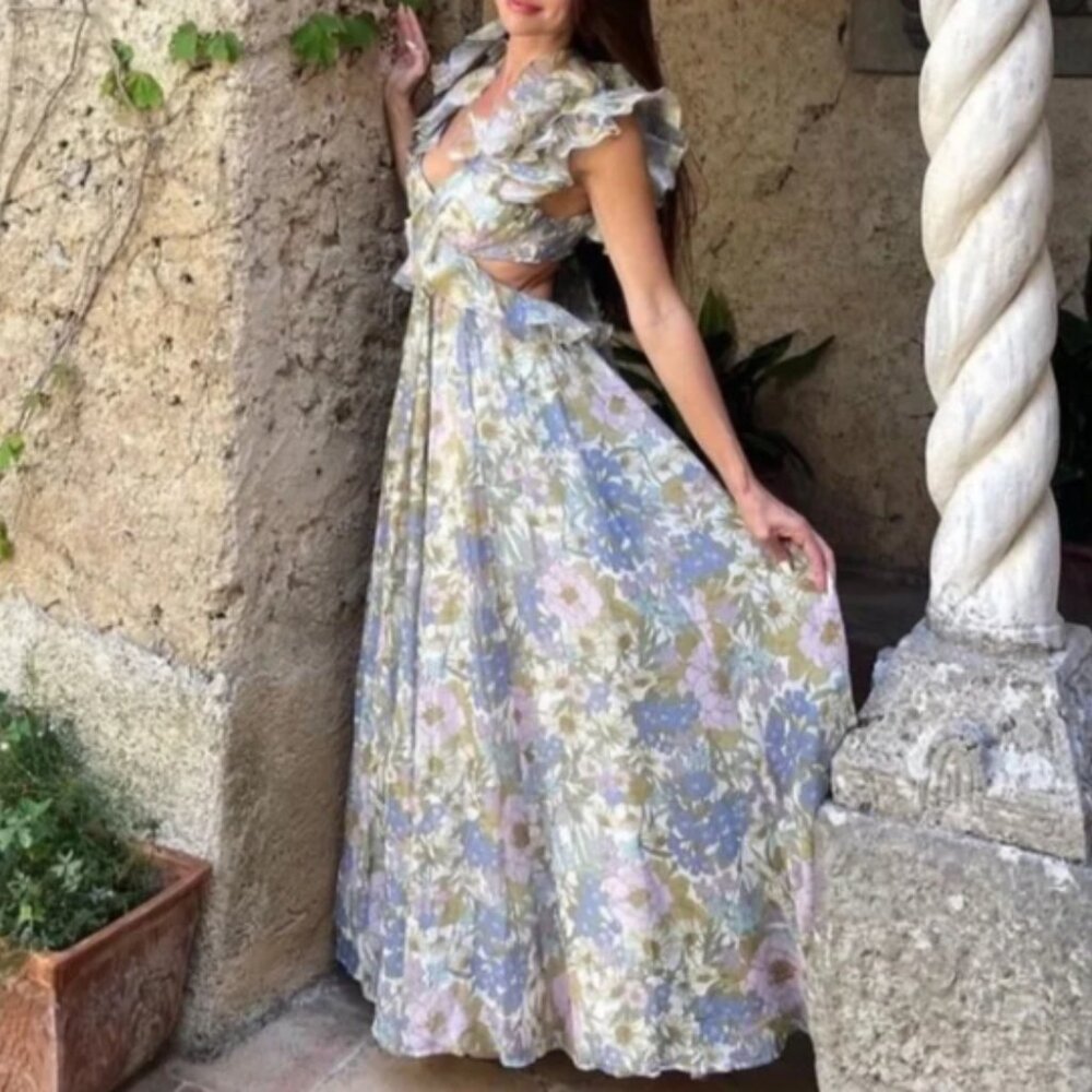 ❤️Zimmermann Super Eight Ruffle Maxi Dress❤️